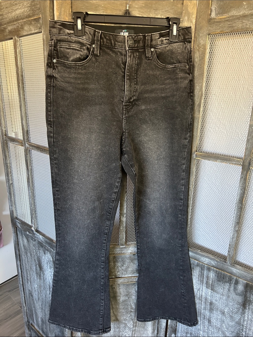 LuLaRoe flared black denim
